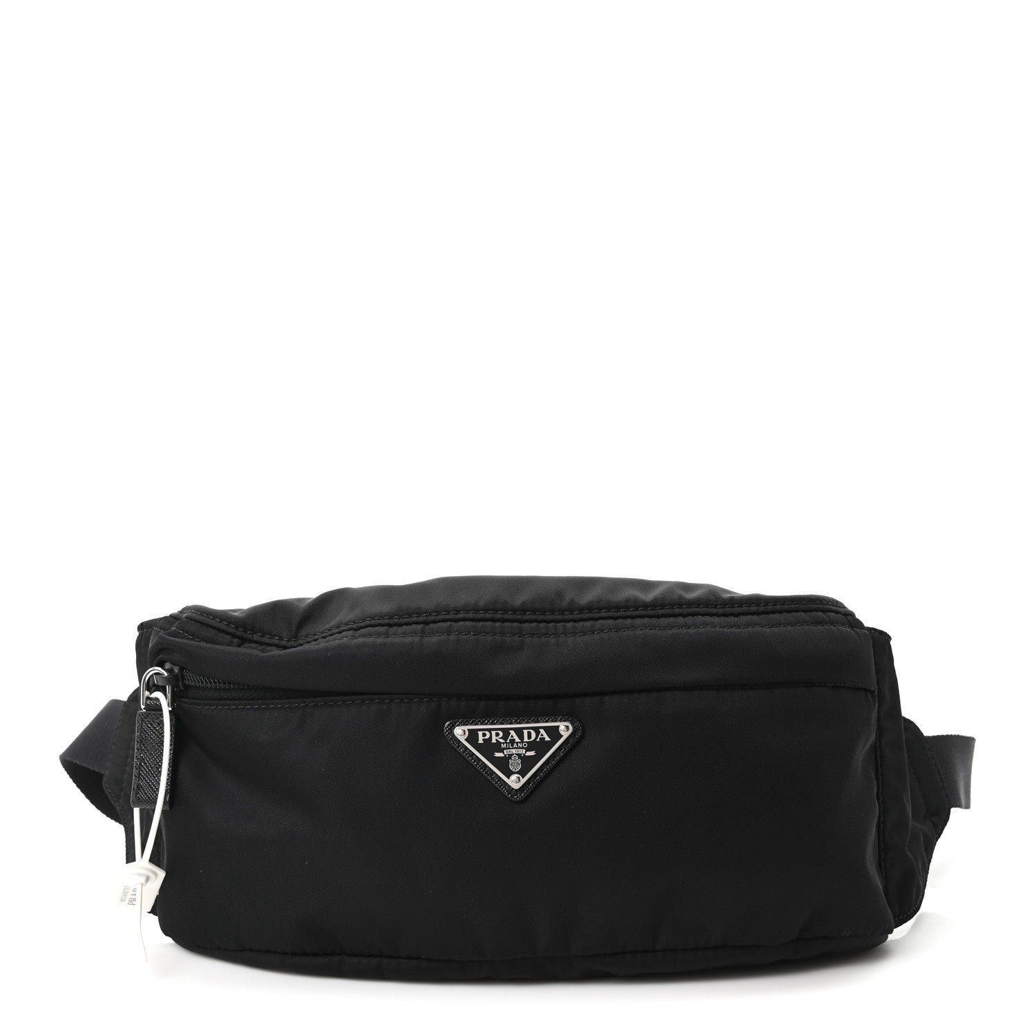 Prada Re-Nylon Saffiano Belt Bag Black
