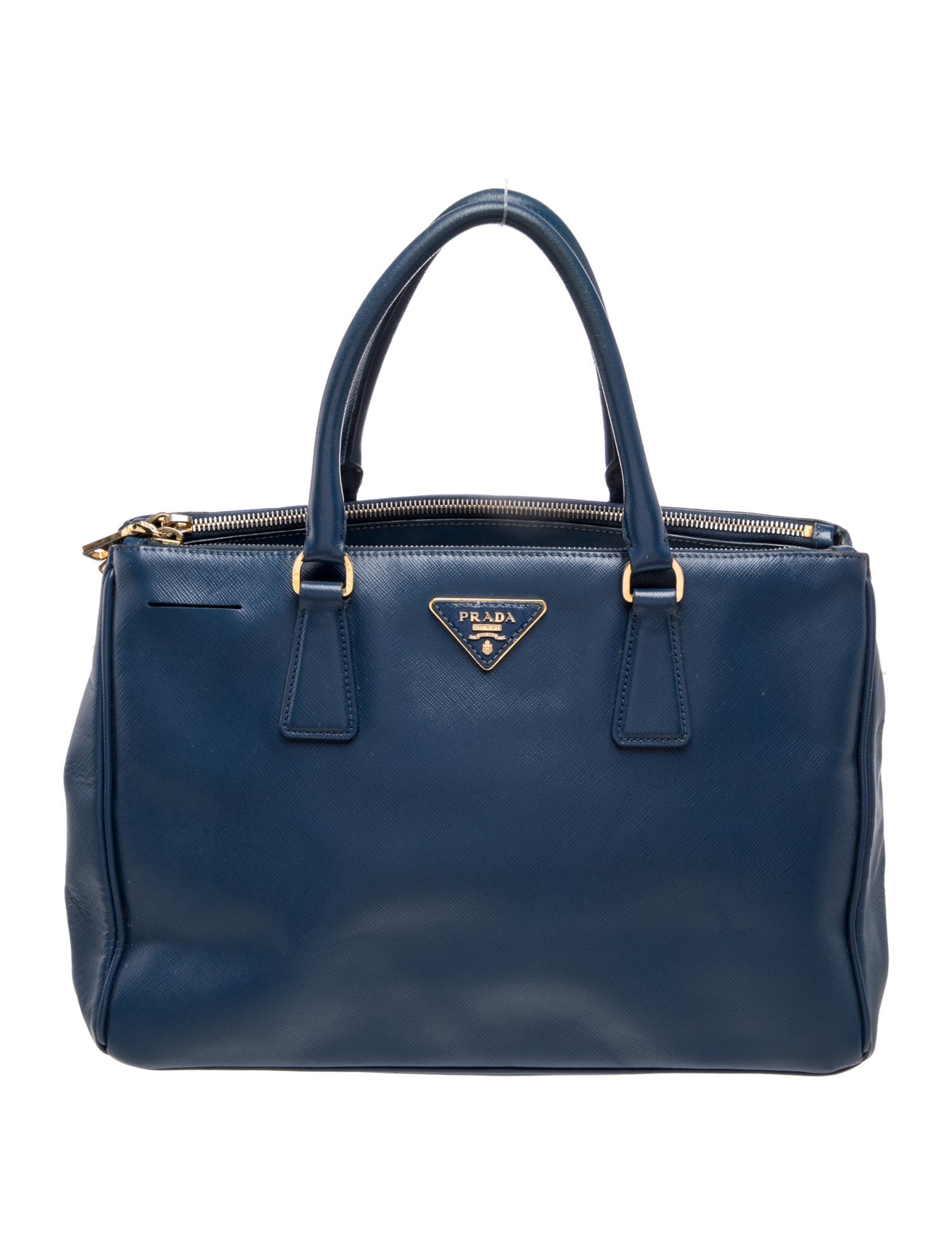 Saffiano Leather Galleria Double Zip Medium