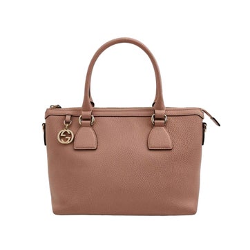 Calfskin GG Charm Satchel Medium