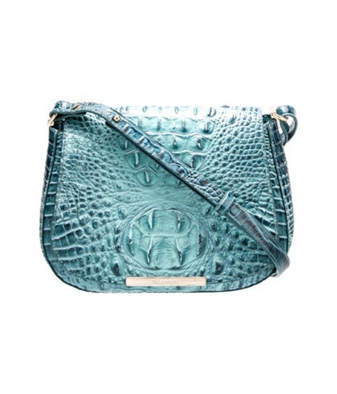 Brahmin Embossed Leather Shoulder Bag