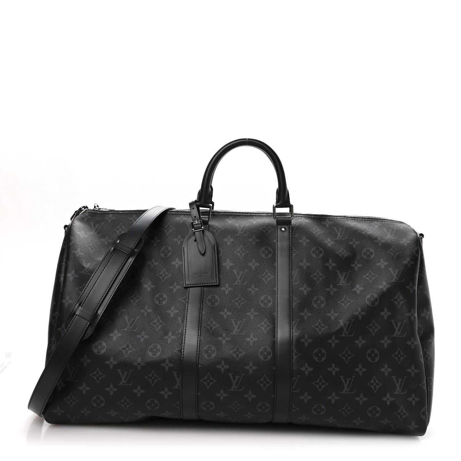 Louis Vuitton Louis Vuitton Monogram Eclipse Keepall Bandouliere 55