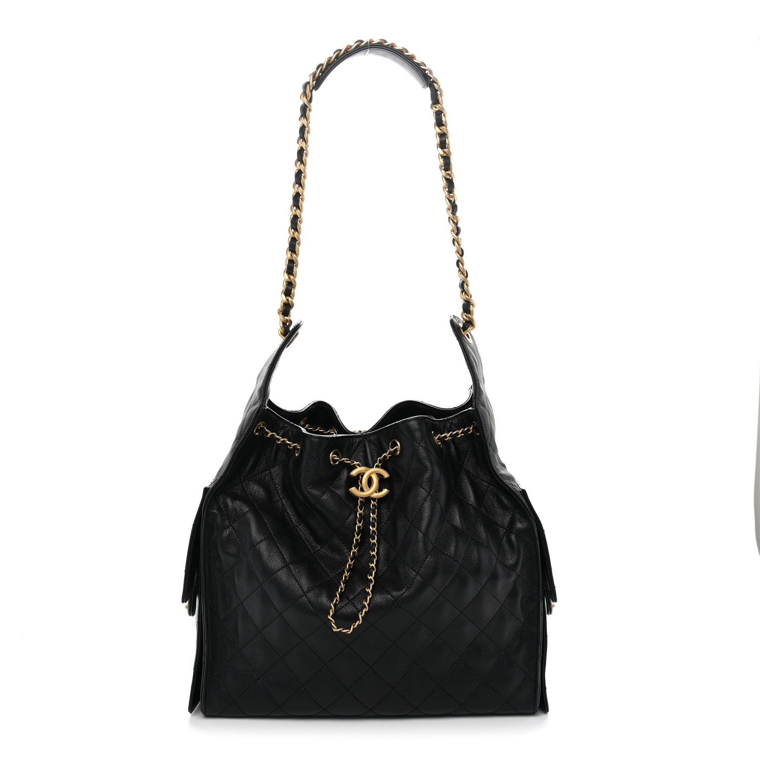 Chanel Caviar Quilted Medium Chanel 25 Handbag Black