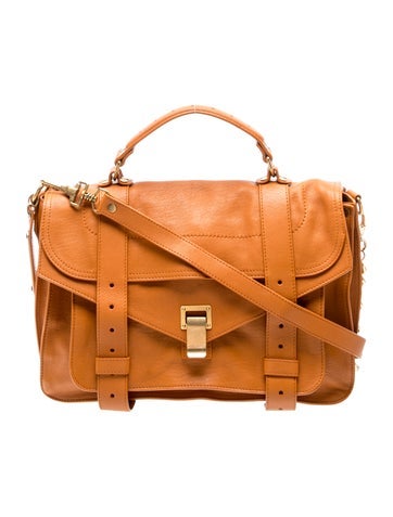 Leather Top Handle Bag
