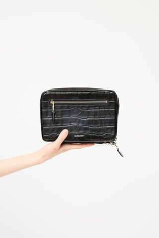 Leather Embossed Pouch