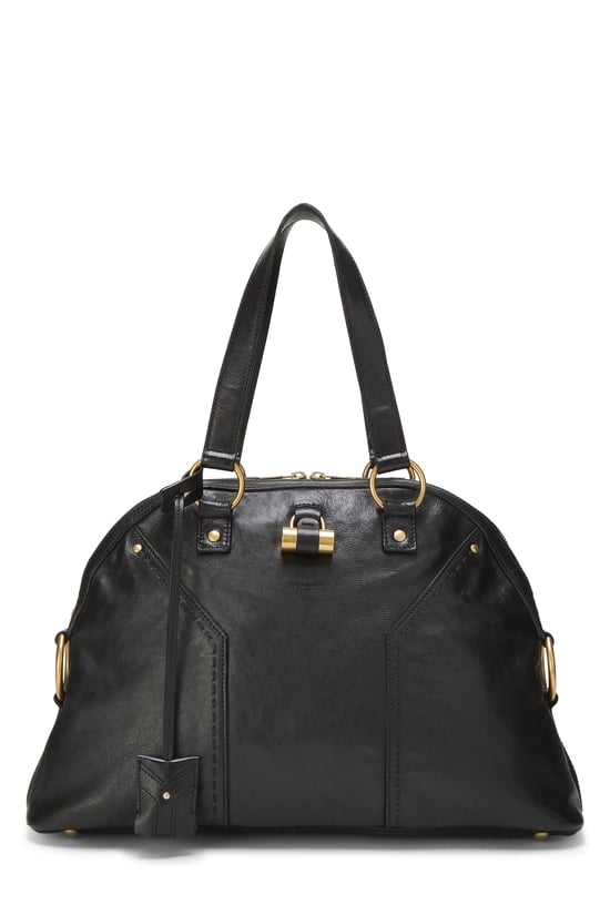 Black Leather Muse Large