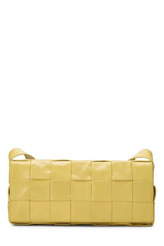 Yellow Maxi Intrecciato Stretch Cassette