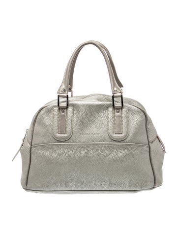 Longchamp Leather Top Handle Bag