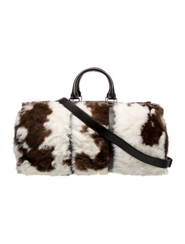 Shearling Weekender Bag