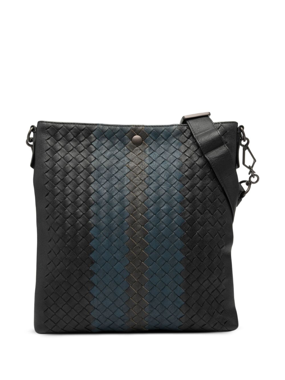 2012-2025 Tricolor Leather Intrecciato crossbody bag
