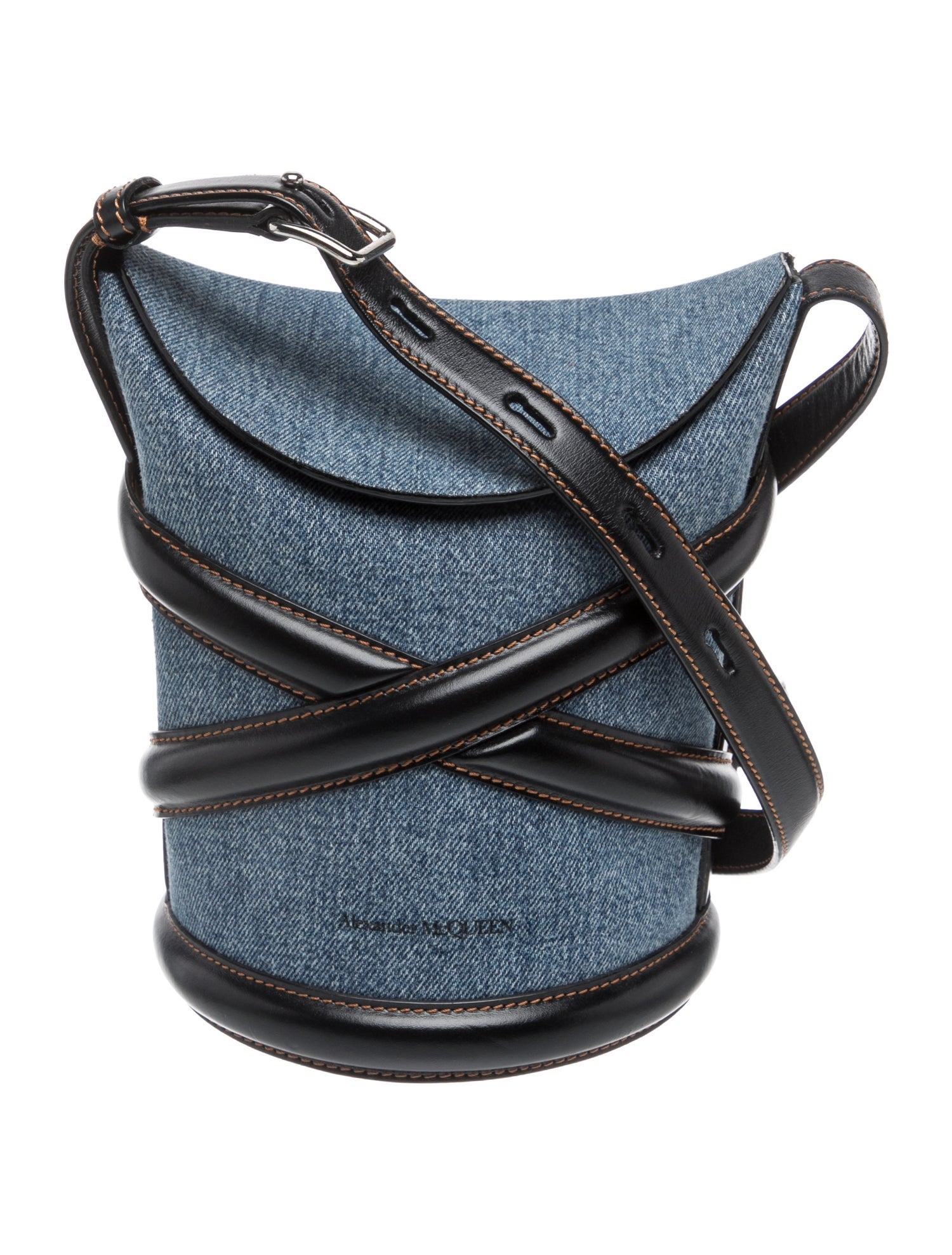 Denim Bucket Bag