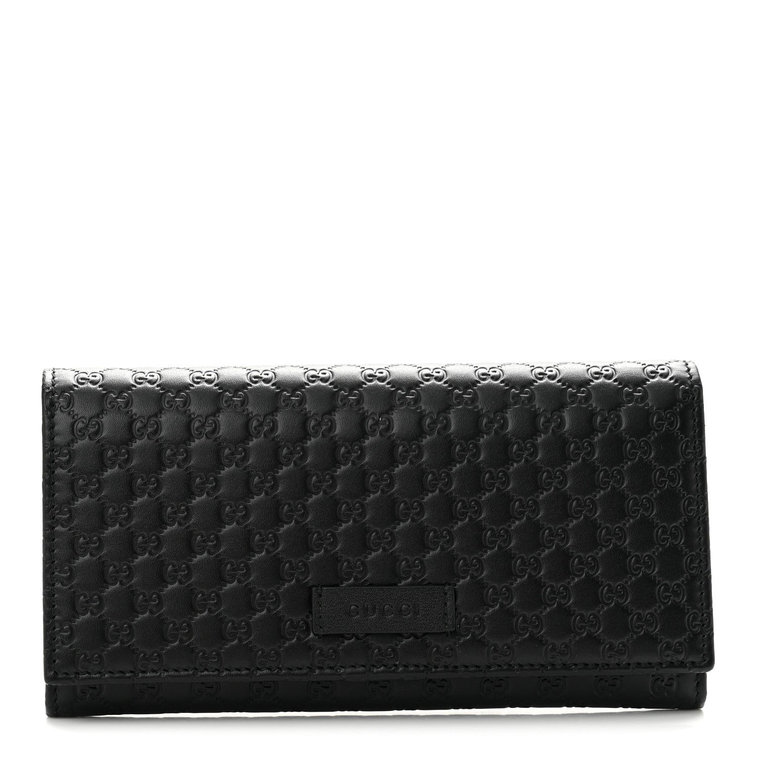 Gucci Soft Microguccissima Continental Wallet Black