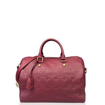 Louis Vuitton Mahina Leather Speedy Bandouliere