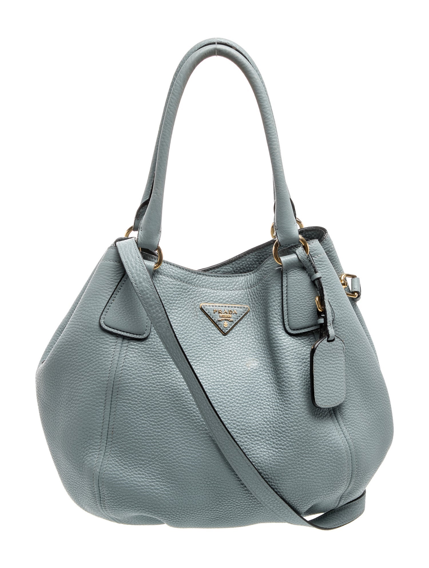 Vitello Daino Leather Top Handle Bag