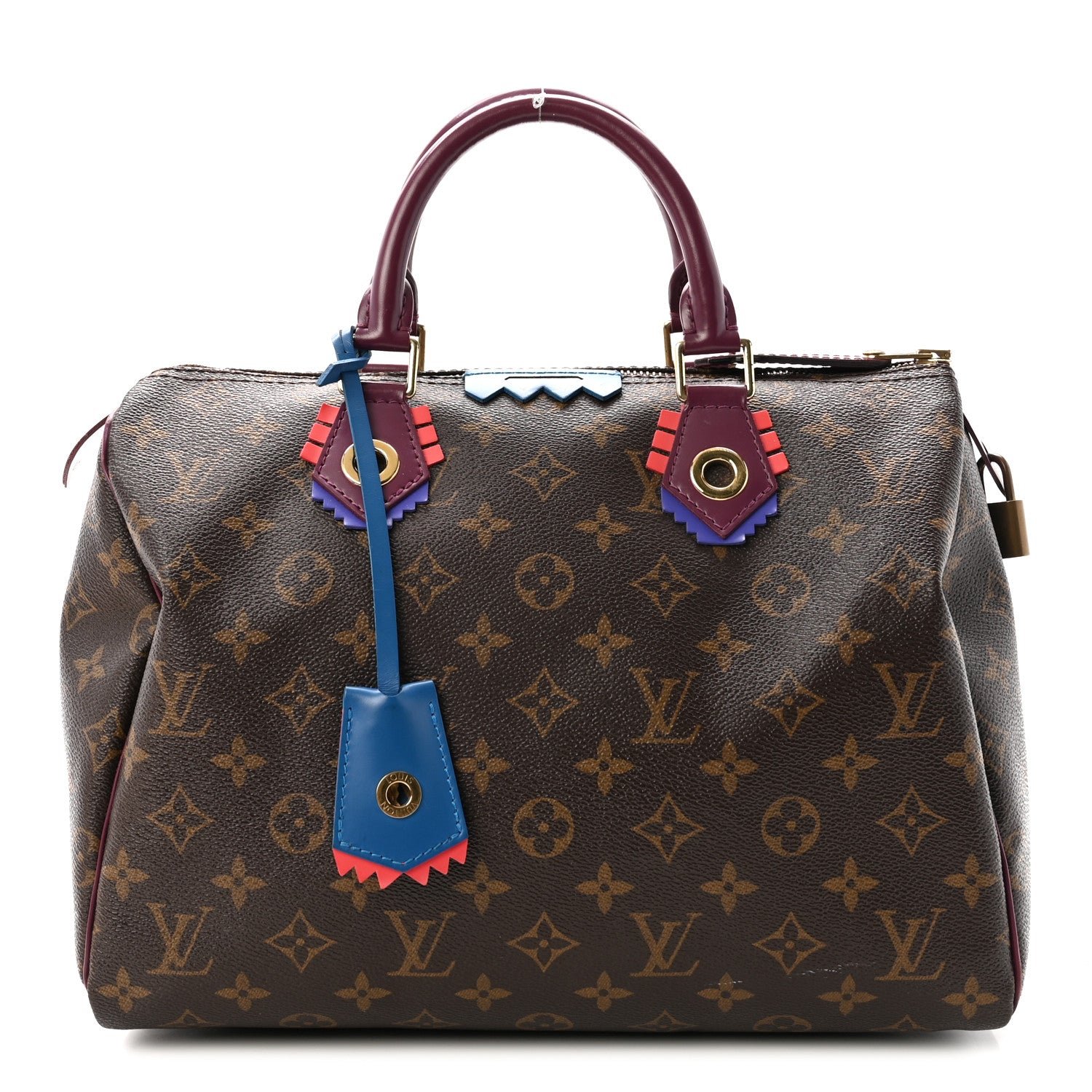 Louis Vuitton Monogram Totem Speedy 30 Magenta