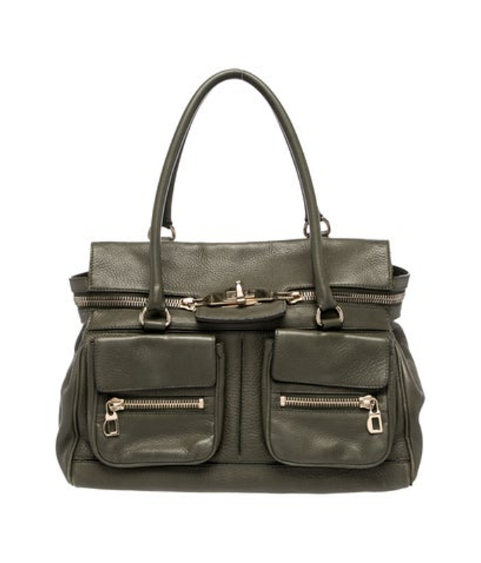 Max Mara Mara Leather Top Handle Bag