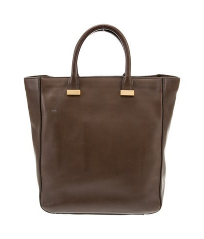 The Row Row Leather Tall Day Luxe Tote
