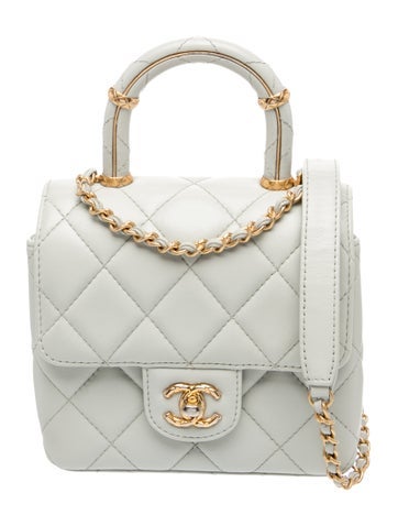 Mini Crush Top Handle Flap Bag