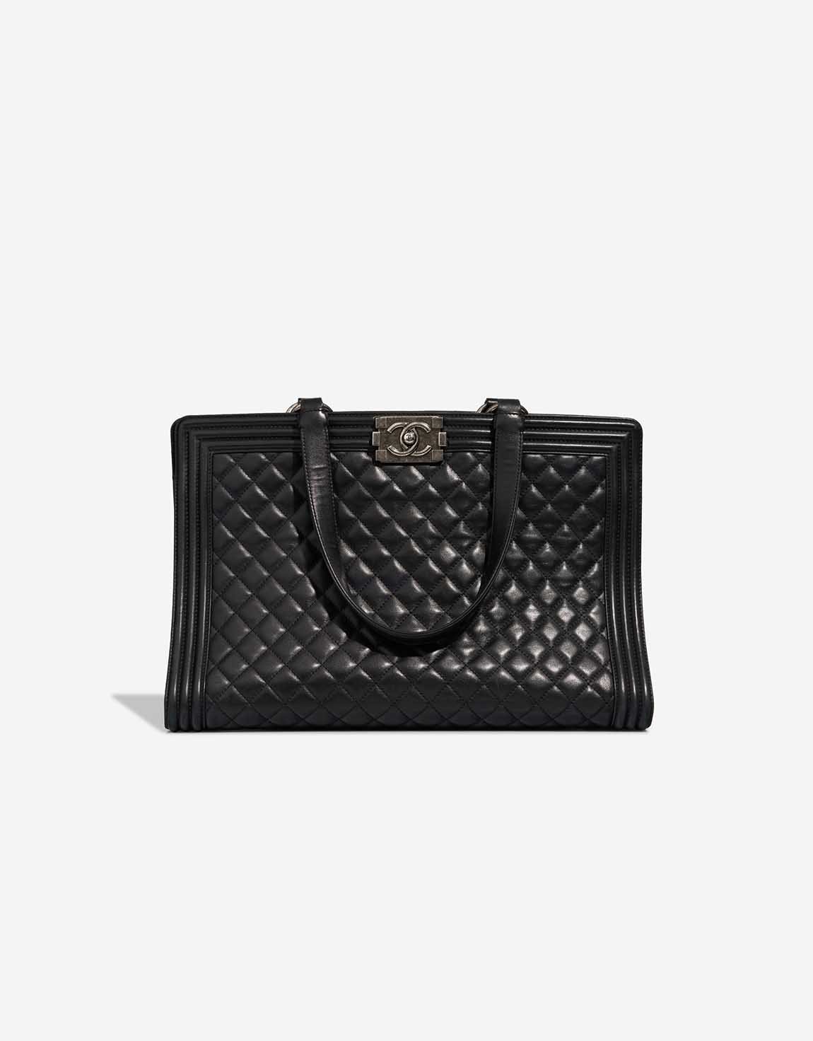 Chanel 
		Boy Shopper Medium Lamb Black    