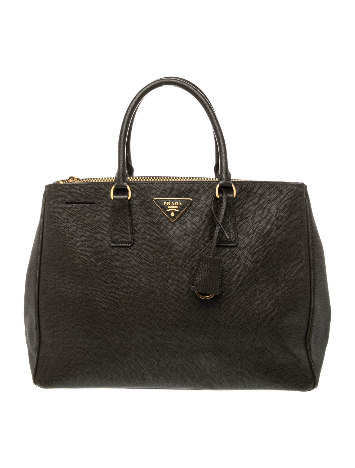 Saffiano Leather Galleria Double Zip Large