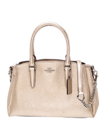 Leather Top Handle Bag