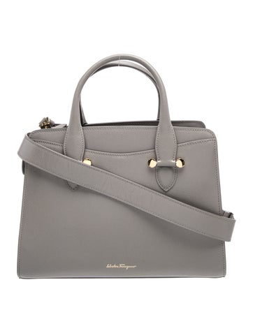 Ferragamo Leather Top Handle Bag