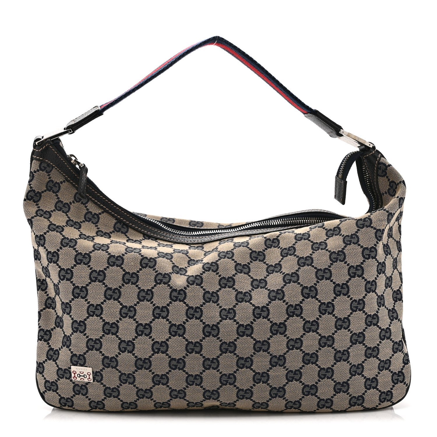 Gucci Monogram Medium Pop Hobo Navy