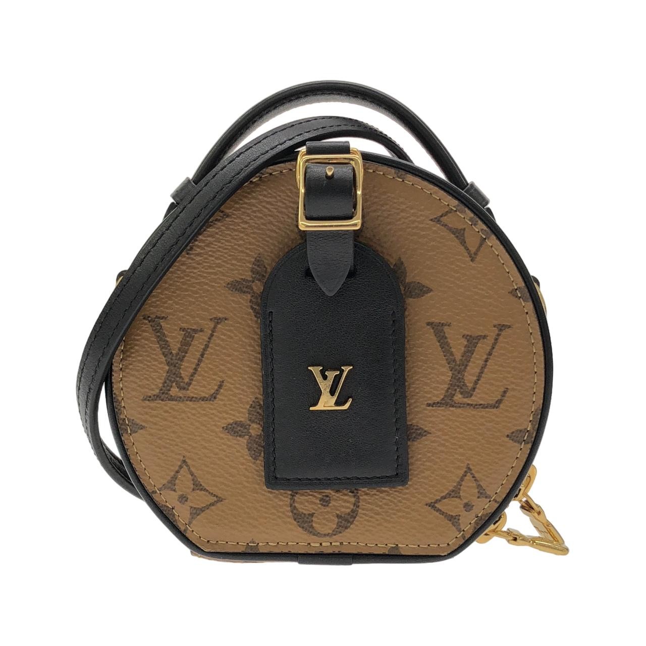 Louis Vuitton Monogram Reverse Mini Boite Chapeau Shoulder Bag M68...