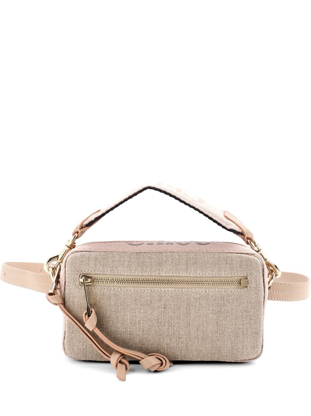 Woody Convertible Canvas with Leather belt bag