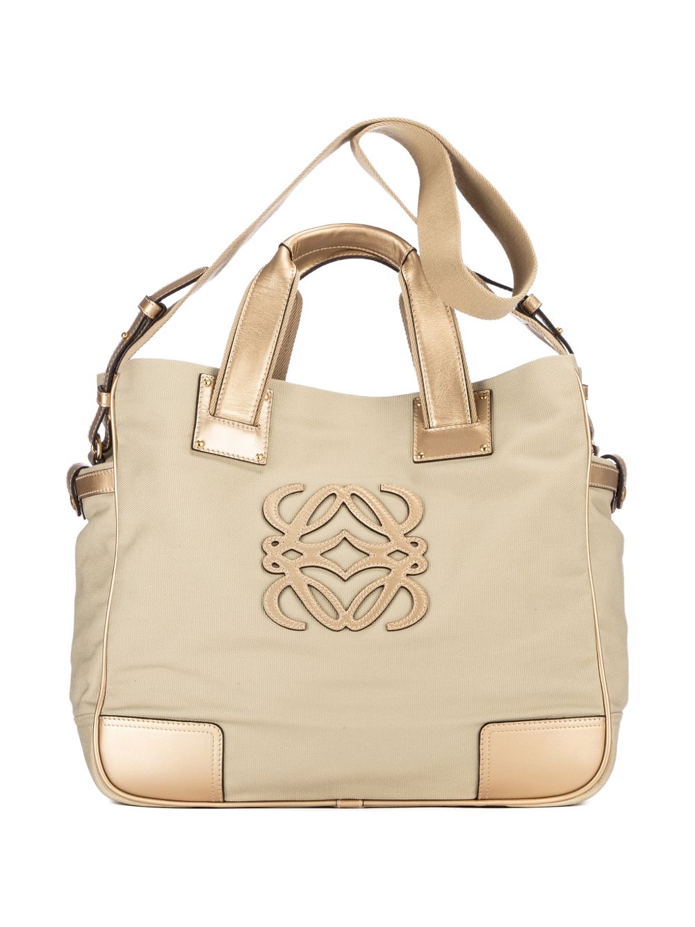 logo appliqué tote bag