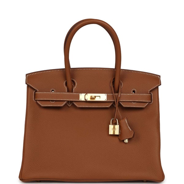 Hermes Birkin 30 Gold Togo Gold Hardware