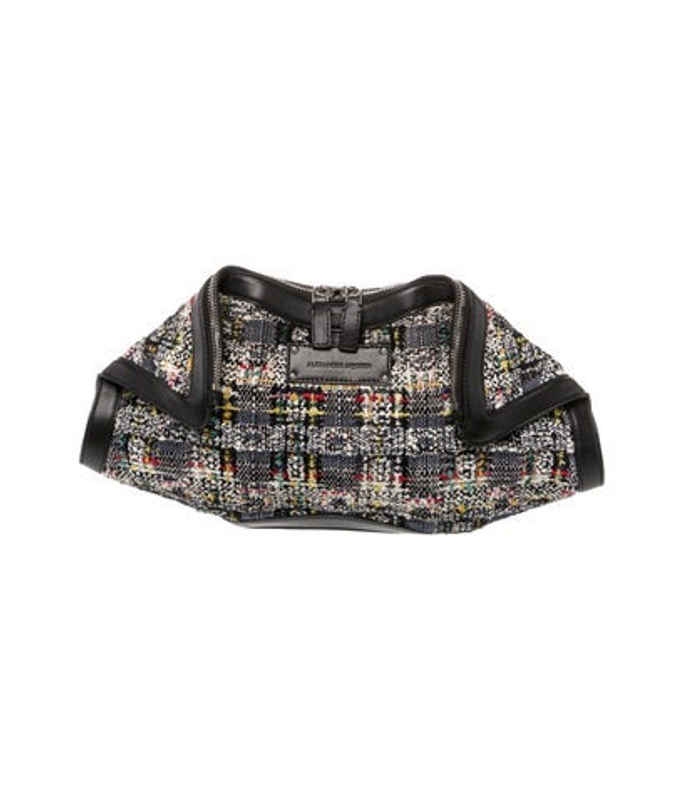 Alexander McQueen Mcqueen Tweed Clutch