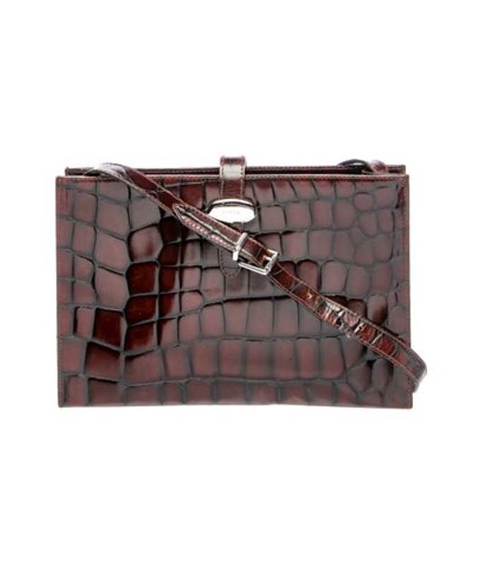 Furla Leather Shoulder Bag Vintage