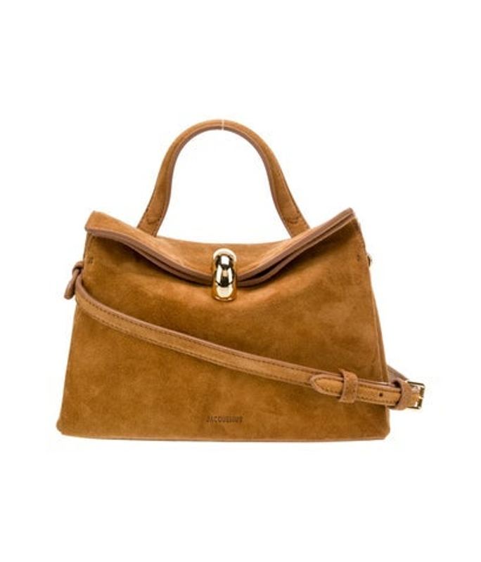 Jacquemus Suede Top Handle Bag