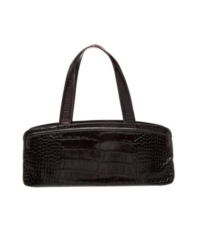 Furla Embossed Leather Shoulder Bag