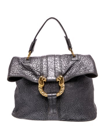Leather Top Handle Bag