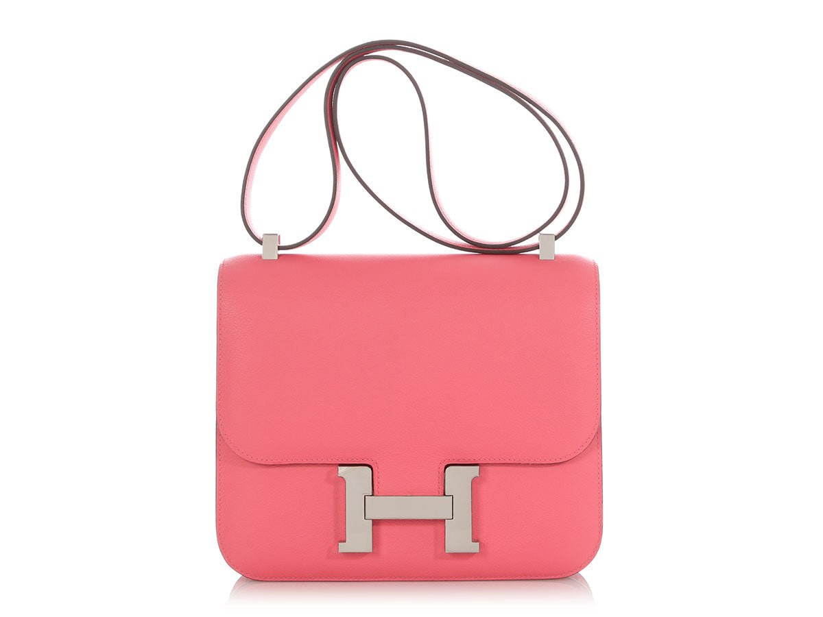 Hermes Hermès Rose Azalée Evercolor Constance 24