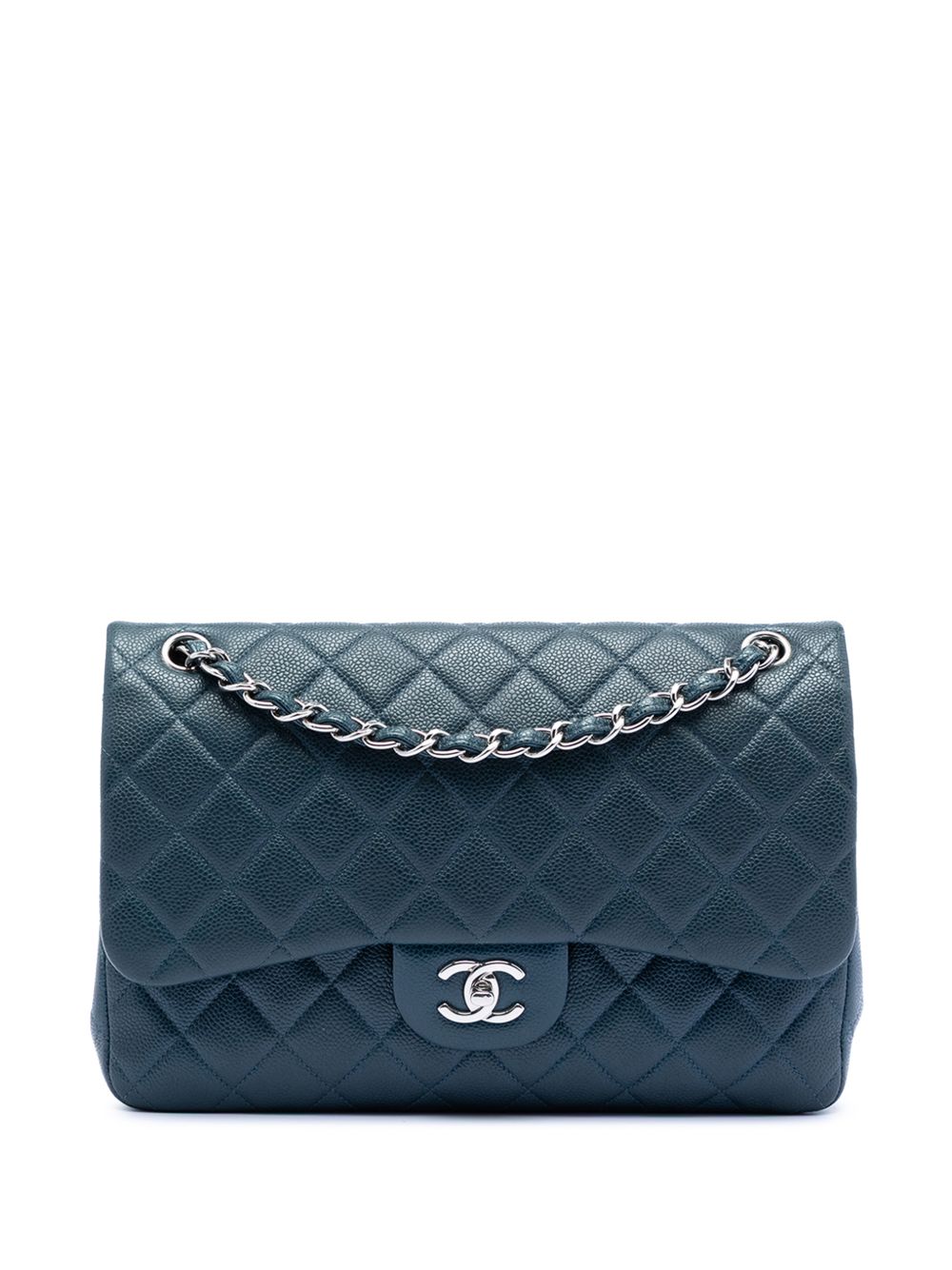 2014-2015 Jumbo Classic Caviar Double Flap shoulder bag