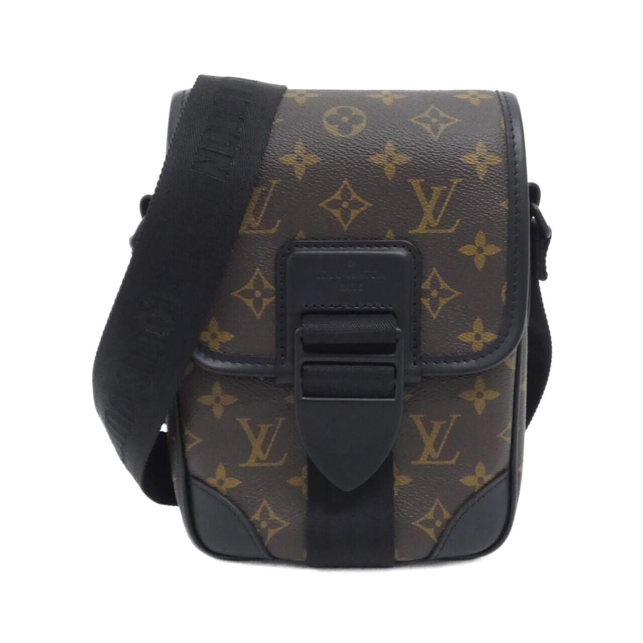 Louis Vuitton Monogram Macassar Archie Messenger PM Shoulder Bag M...