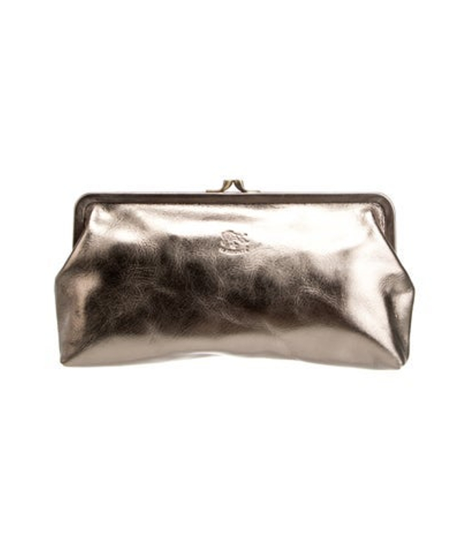 Il Bisonte Bisonte Leather Clutch