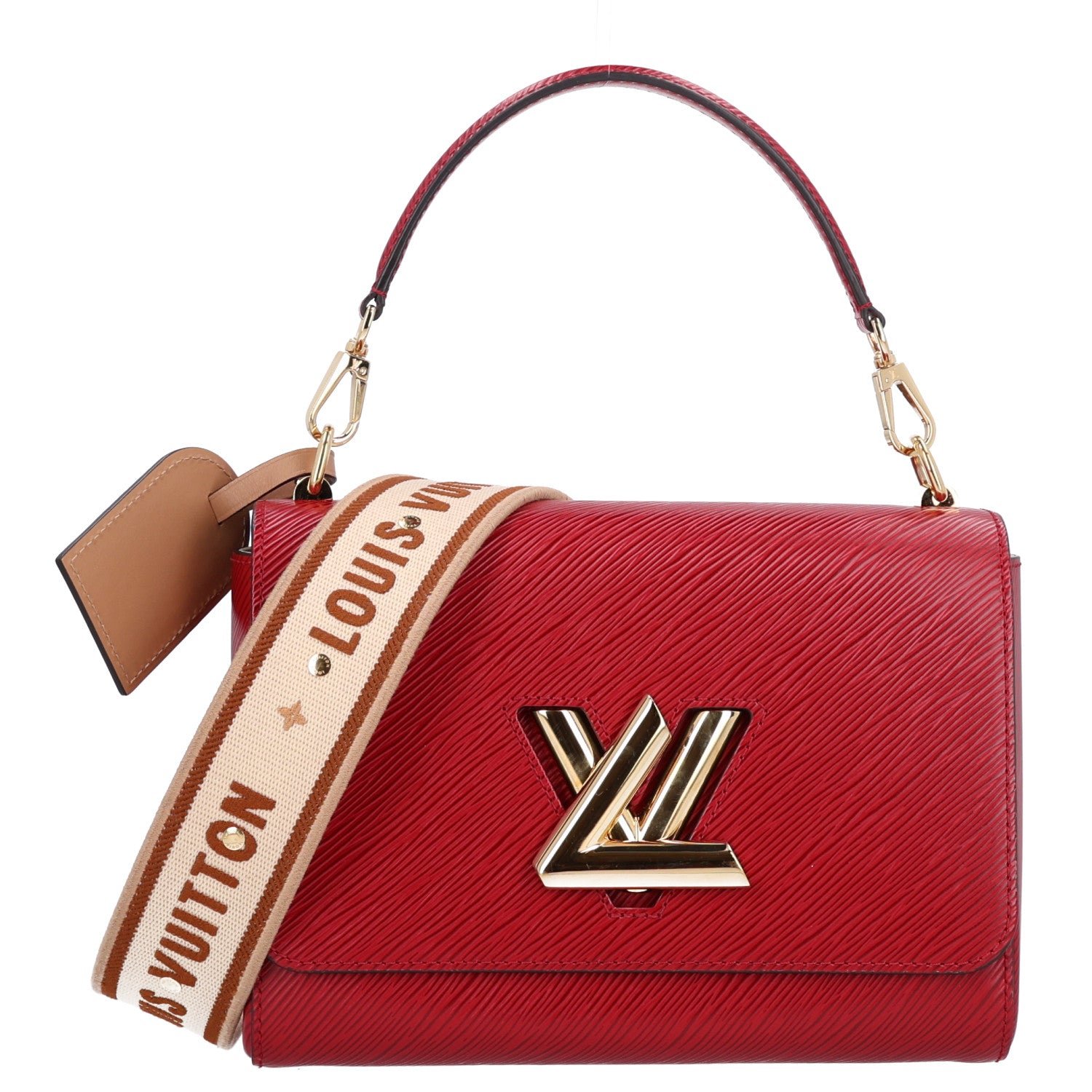 Louis Vuitton Epi Twist Shoulder Bag MM Rouge