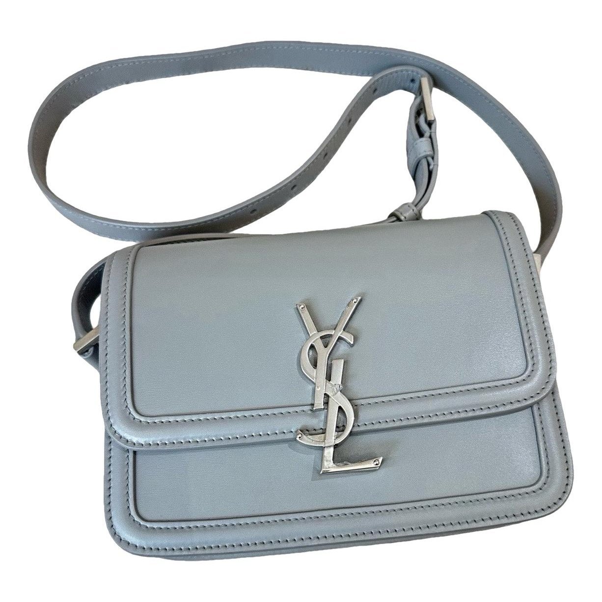 Solférino leather handbag