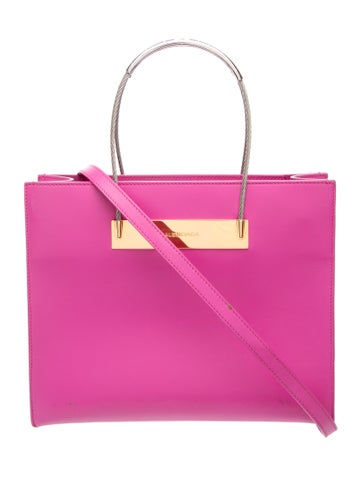 Balenciaga Leather Top Handle Bag Small