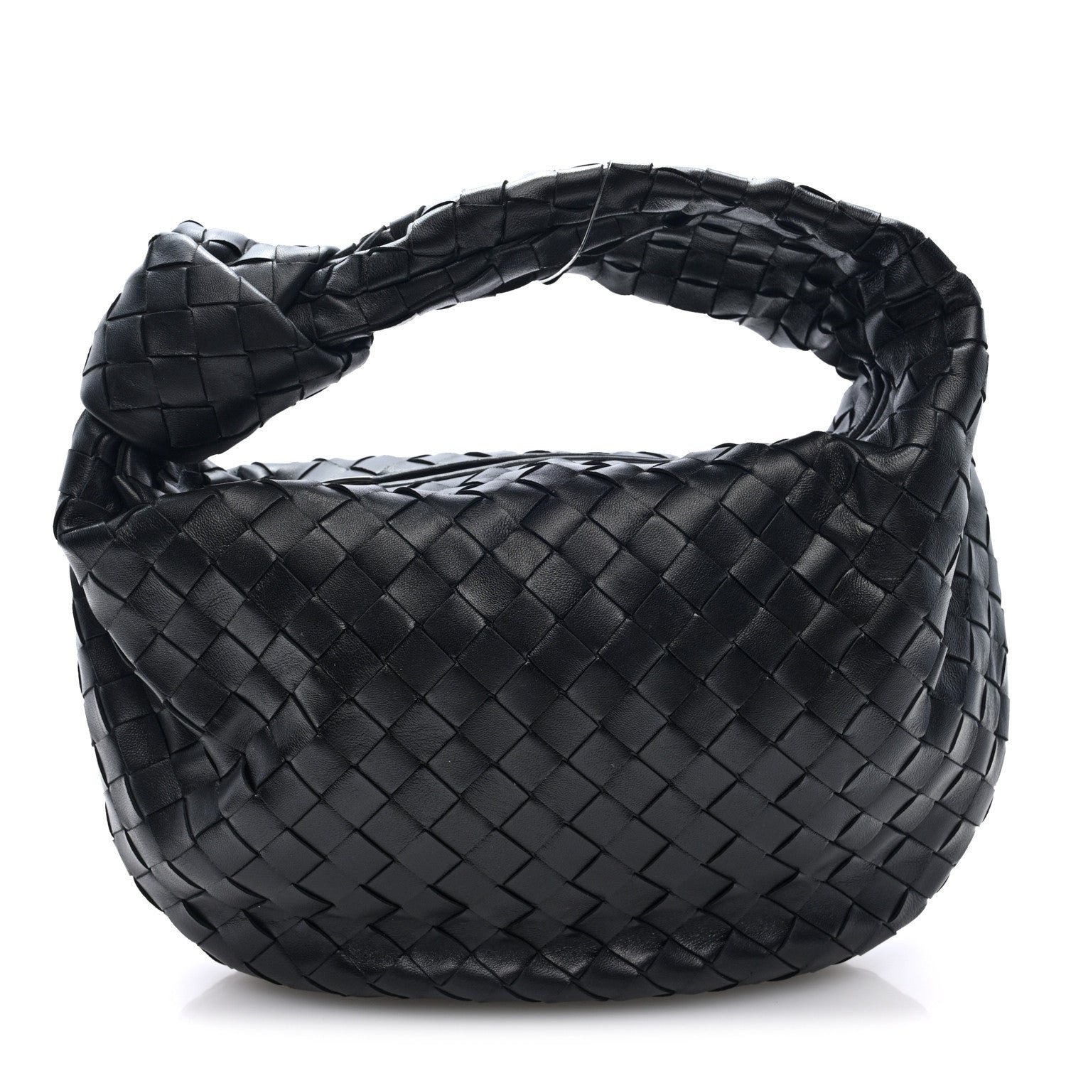Bottega Veneta Nappa Intrecciato Teen Jodie Hobo Black