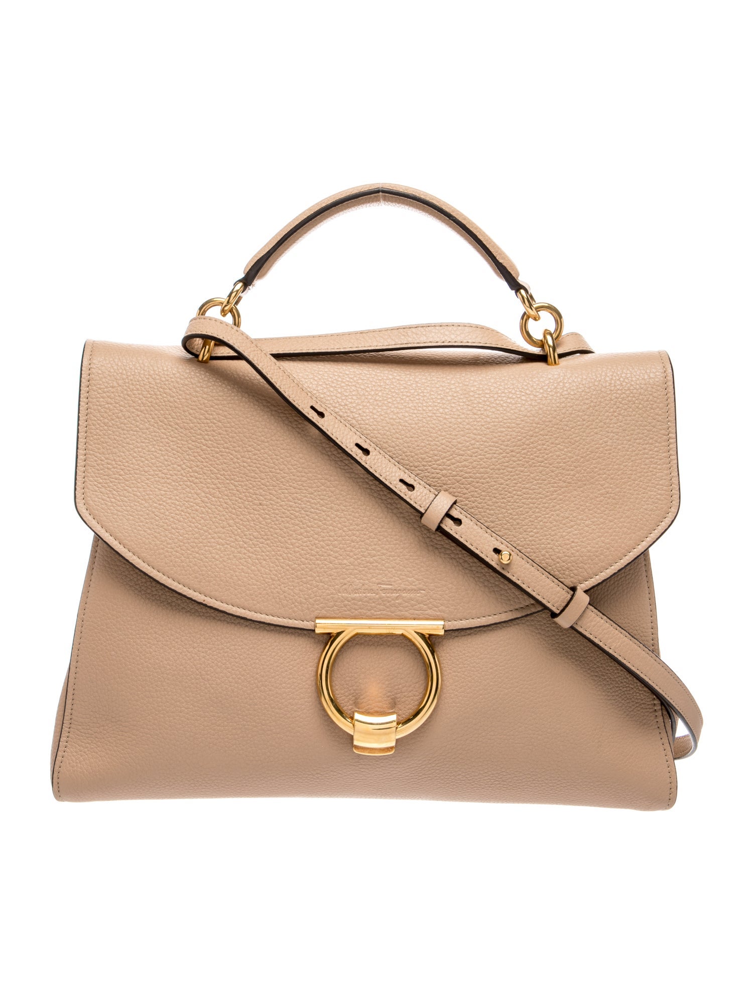 Leather Top Handle Bag