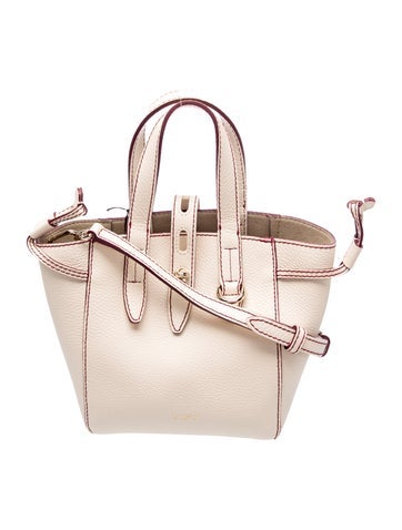 Leather Top Handle Bag w/ Tags