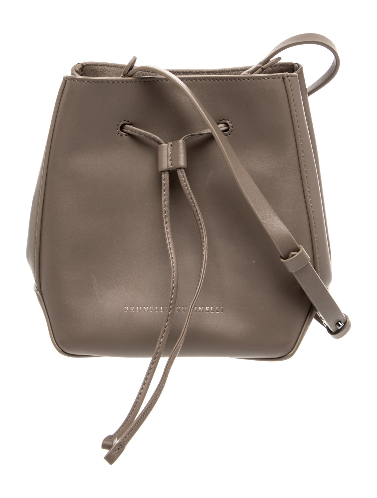 Leather Bucket Bag w/ Tags