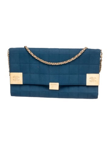 Chocolate Bar Clutch w/ Chain
