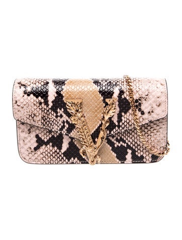 Embossed Leather Crossbody Bag w/ Tags