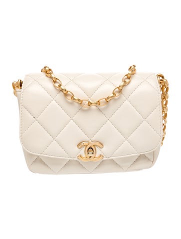 Quilted CC Coin Flap Bag