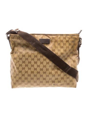 GG Canvas GG Monogram Canvas Messenger Bag Medium